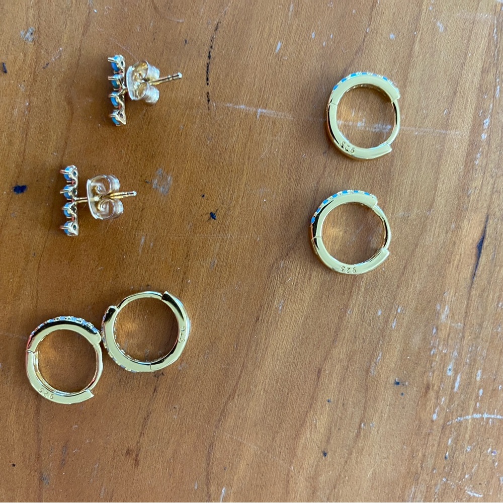 Tai Hoops and Post Earring Set